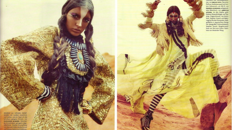 Illustration for article titled The Truth About Using a White Girl in the 'African Queen' Fashion Shoot